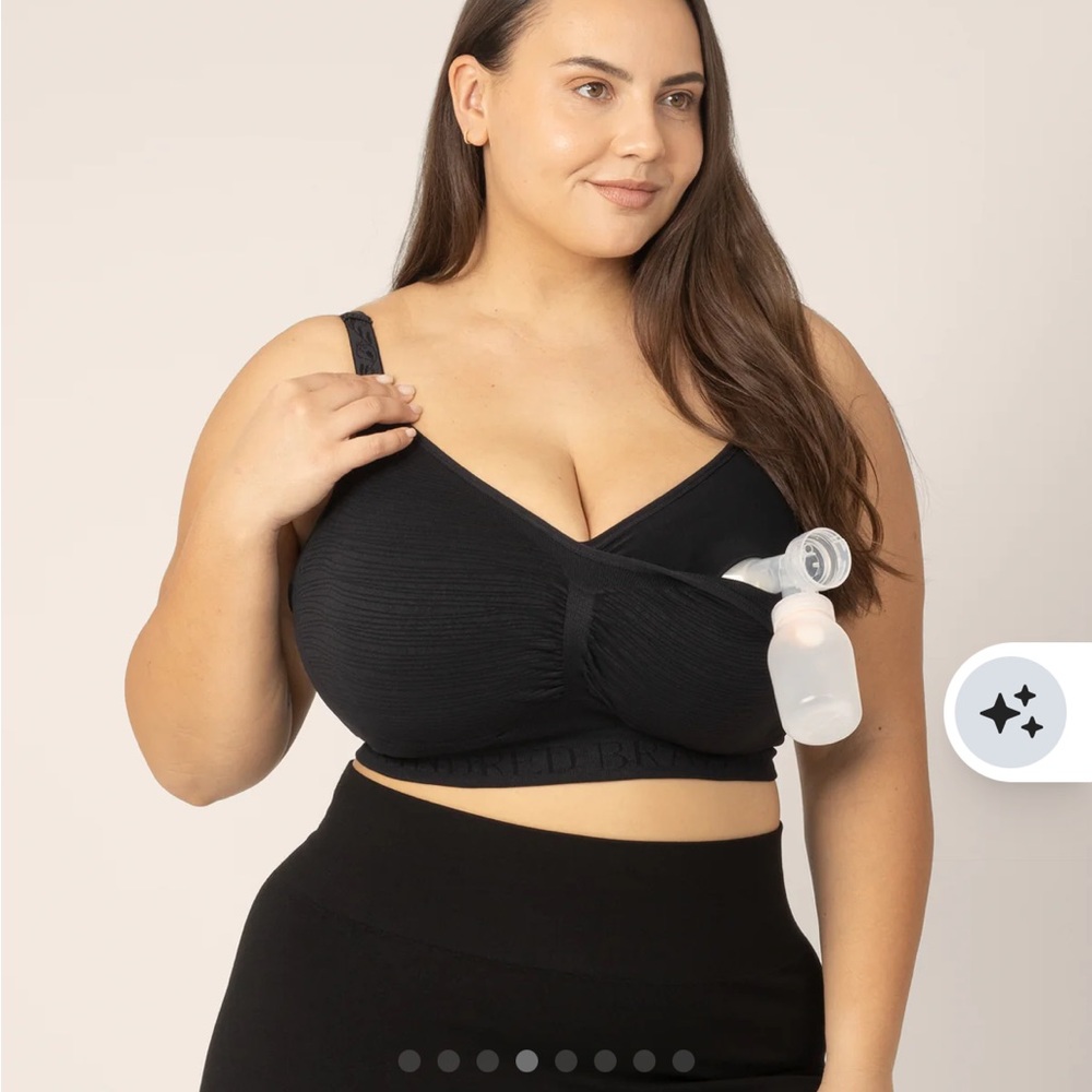 Sublime Black Nursing and hands free pumping bra-kindred bravely